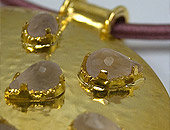 AKT Open Up Your Heart Rose Quartz Pendant