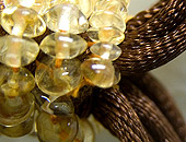 AKT Sparkling Stream Citrine/Carnelian Lariat