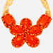 Blush Orange Flower Shaped Necklace