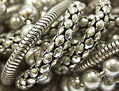 Tangled Tightrope Silver Necklace
