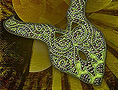 Tyranny on the Nile Chartreuse Neckpiece