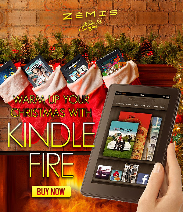 Warm up your Christmas with Kindle Fire
