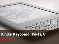 Kindle Keyboard, Wi-Fi, 6'' E Ink Display