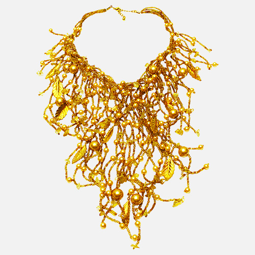 Rain of Ra Gold Necklace
