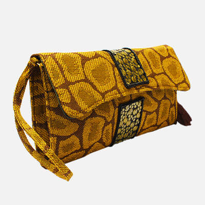 Giraffe Print Clutch
