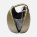Handmade Silver Faux Leather Minaudiere