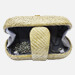 Handmade Silver Gray Hemp Fiber Minaudiere