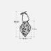 Silver Gray Mother of Pearl Necklace