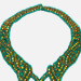 Turquoise Metal Studded Necklace